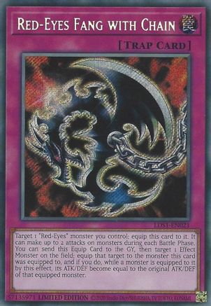 Red-Eyes Fang with Chain [LDS1-EN021] Secret Rare - Trinity Hobby