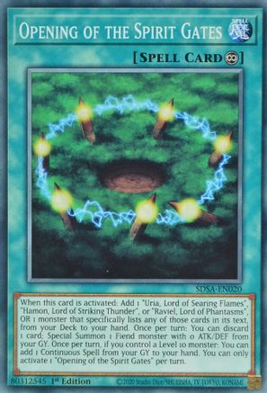 Opening of the Spirit Gates [SDSA-EN020] Common - Trinity Hobby
