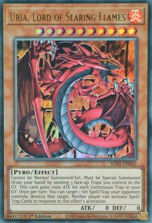 Uria, Lord of Searing Flames [SDSA-EN042] Ultra Rare - Trinity Hobby