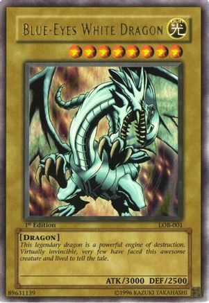 undefined [LOB-001] - The Legend of Blue Eyes White Dragon 1st Edition - Ultra Rare - Trinity Hobby