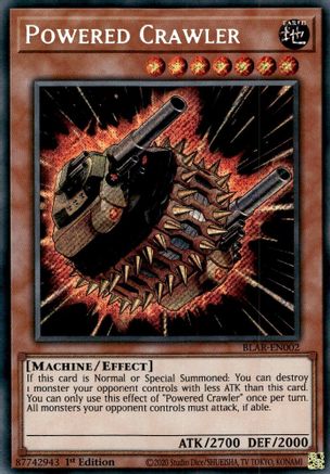 Powered Crawler [BLAR-EN002] Secret Rare - Trinity Hobby