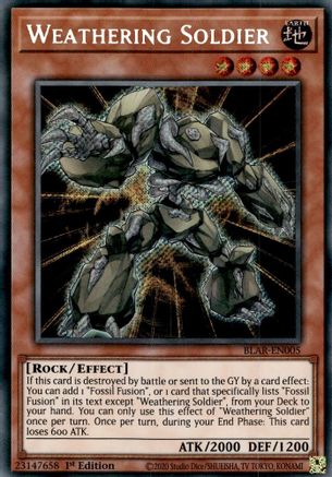 Weathering Soldier [BLAR-EN005] Secret Rare - Trinity Hobby