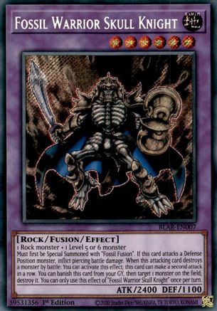 Fossil Warrior Skull Knight [BLAR-EN007] Secret Rare - Trinity Hobby