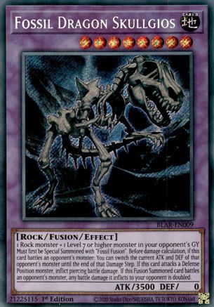 Fossil Dragon Skullgios [BLAR-EN009] Secret Rare - Trinity Hobby