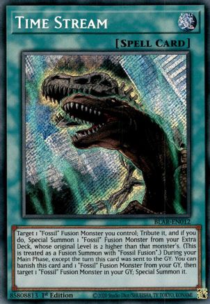 Time Stream [BLAR-EN012] Secret Rare - Trinity Hobby