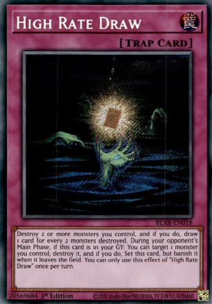 High Rate Draw [BLAR-EN018] Secret Rare - Trinity Hobby