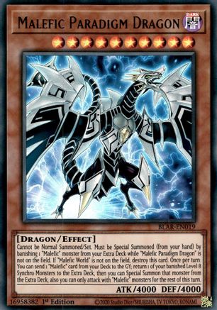 Malefic Paradigm Dragon [BLAR-EN019] Ultra Rare - Trinity Hobby