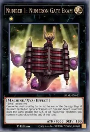 Number 1: Numeron Gate Ekam [BLAR-EN022] Ultra Rare - Trinity Hobby