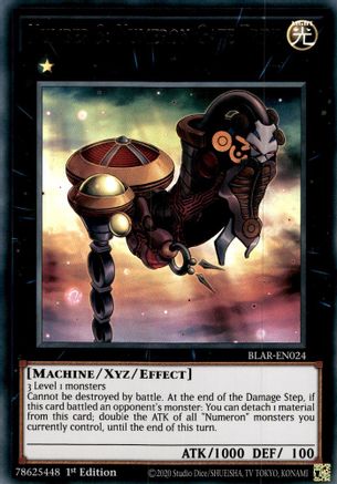 Number 3: Numeron Gate Trini [BLAR-EN024] Ultra Rare - Trinity Hobby