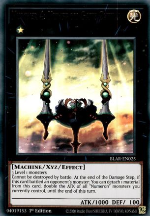 Number 4: Numeron Gate Catvari [BLAR-EN025] Ultra Rare - Trinity Hobby
