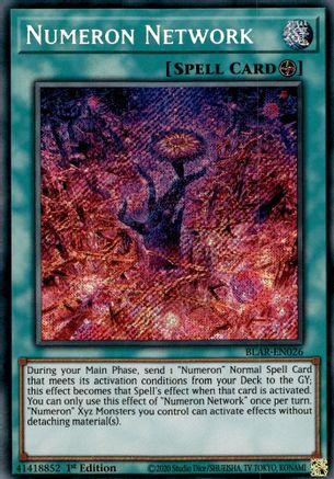 Numeron Network [BLAR-EN026] Secret Rare - Trinity Hobby