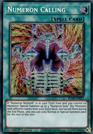 Numeron Calling [BLAR-EN027] Secret Rare - Trinity Hobby