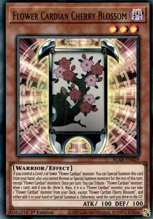 Flower Cardian Cherry Blossom [BLAR-EN029] Ultra Rare - Trinity Hobby