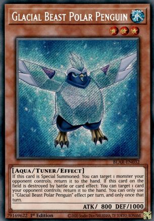 Glacial Beast Polar Penguin [BLAR-EN032] Secret Rare - Trinity Hobby
