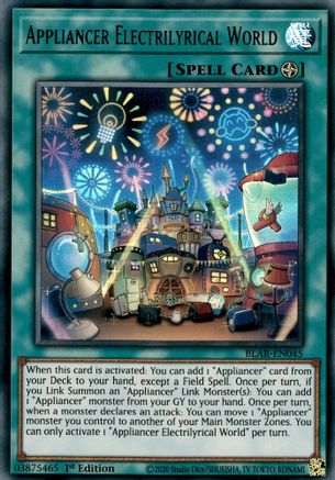 Appliancer Electrilyrical World [BLAR-EN045] Ultra Rare - Trinity Hobby