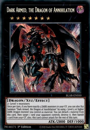 Dark Armed, the Dragon of Annihilation [BLAR-EN050] Secret Rare - Trinity Hobby