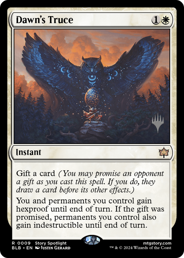 Dawn's Truce (Promo Pack) [Bloomburrow Promos] - Trinity Hobby