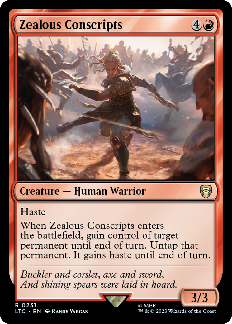 Zealous Conscripts [The Lord of the Rings: Tales of Middle-Earth Commander] - Trinity Hobby