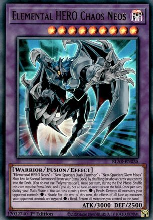 Elemental Hero Chaos Neos [BLAR-EN055] Ultra Rare - Trinity Hobby