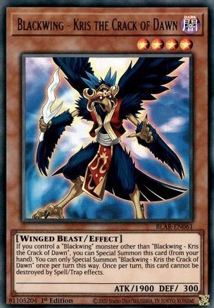 Blackwing - Kris the Crack of Dawn [BLAR-EN061] Ultra Rare - Trinity Hobby