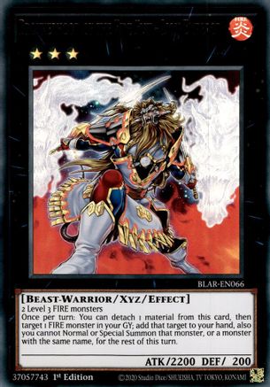 Brotherhood of the Fire Fist - Lion Emperor [BLAR-EN066] Ultra Rare - Trinity Hobby