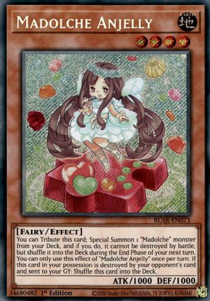 Madolche Anjelly [BLAR-EN073] Secret Rare - Trinity Hobby