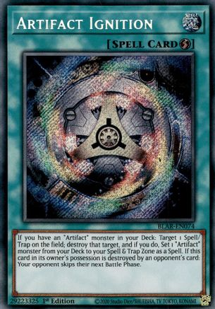 Artifact Ignition [BLAR-EN074] Secret Rare - Trinity Hobby