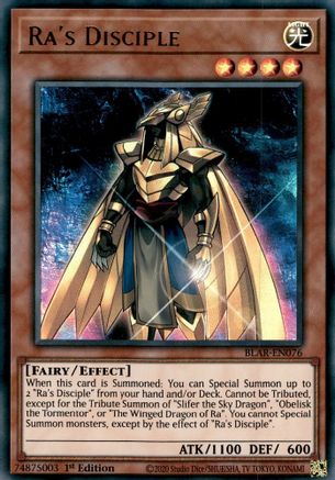 Ra's Disciple [BLAR-EN076] Ultra Rare - Trinity Hobby