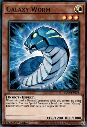Galaxy Worm [BLAR-EN078] Ultra Rare - Trinity Hobby