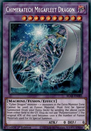 Chimeratech Megafleet Dragon [BLAR-EN085] Secret Rare - Trinity Hobby