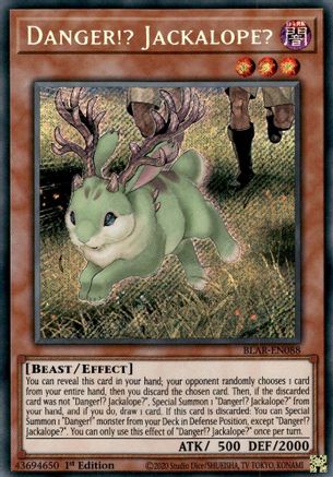 Danger!? Jackalope? [BLAR-EN088] Secret Rare - Trinity Hobby