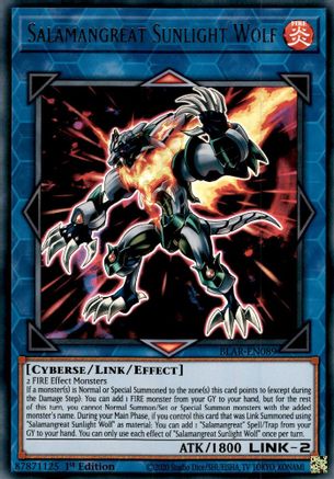 Salamangreat Sunlight Wolf [BLAR-EN089] Ultra Rare - Trinity Hobby