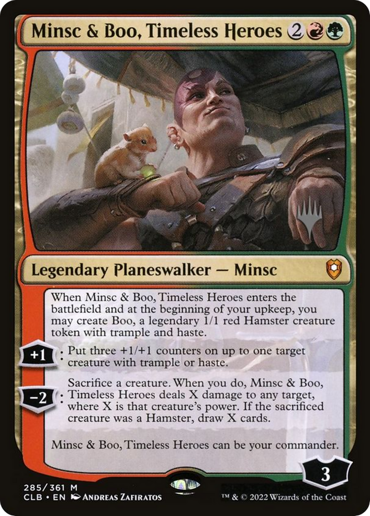 Minsc & Boo, Timeless Heroes (Promo Pack) [The Lost Caverns of Ixalan Promos] - Trinity Hobby