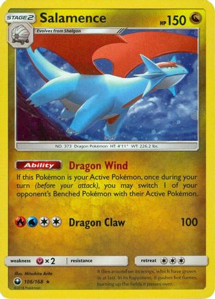 Salamence (Cosmos Holo) - (106/168) Holofoil [Miscellaneous Cards & Products]