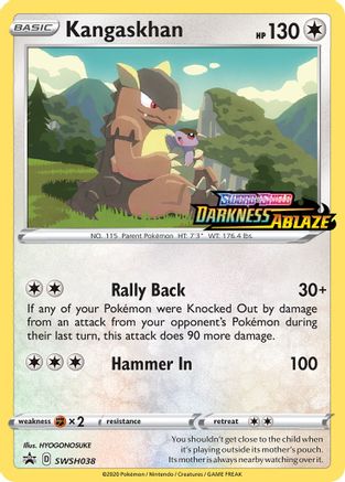 Kangaskhan (SWSH038) (Prerelease Promo) [Sword & Shield: Black Star Promos] - Trinity Hobby