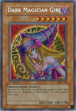 Dark Magician Girl [MFC-000] Secret Rare - Trinity Hobby