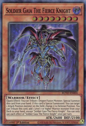 Soldier Gaia The Fierce Knight [ROTD-EN004] Super Rare - Trinity Hobby