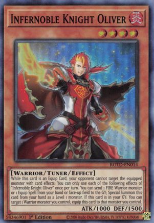 Infernoble Knight Oliver [ROTD-EN014] Super Rare - Trinity Hobby