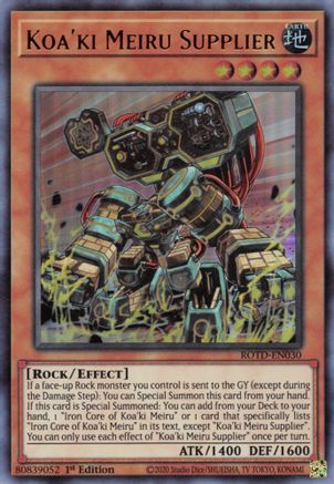 Koa'ki Meiru Supplier [ROTD-EN030] Ultra Rare - Trinity Hobby