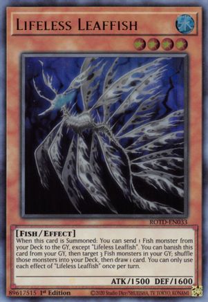 Lifeless Leaffish [ROTD-EN033] Ultra Rare - Trinity Hobby
