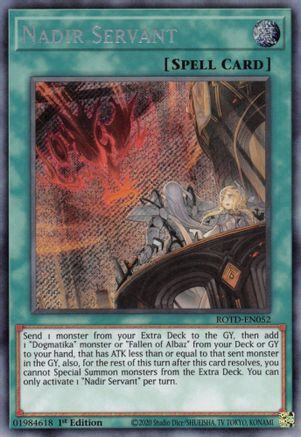 Nadir Servant [ROTD-EN052] Secret Rare - Trinity Hobby