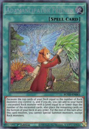 Adamancipator Friends [ROTD-EN061] Secret Rare - Trinity Hobby
