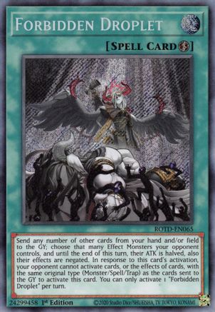 Forbidden Droplet [ROTD-EN065] Secret Rare - Trinity Hobby