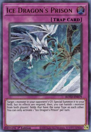Ice Dragon's Prison [ROTD-EN079] Ultra Rare - Trinity Hobby