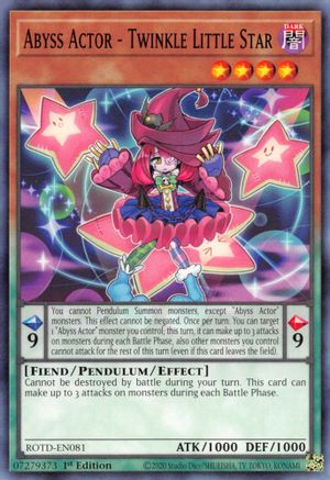 Abyss Actor - Twinkle Little Star [ROTD-EN081] Common - Trinity Hobby
