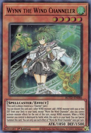 Wynn the Wind Channeler [ROTD-EN086] Ultra Rare - Trinity Hobby