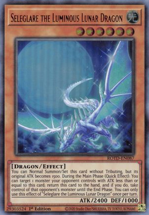 Seleglare the Luminous Lunar Dragon [ROTD-EN087] Ultra Rare - Trinity Hobby