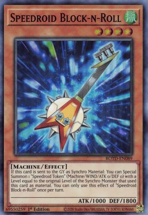 Speedroid Block-n-Roll [ROTD-EN089] Super Rare - Trinity Hobby