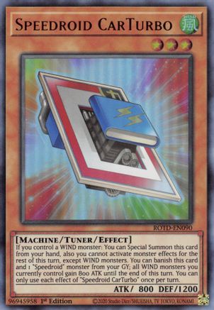 Speedroid CarTurbo [ROTD-EN090] Ultra Rare - Trinity Hobby