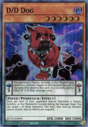 D/D Dog [ROTD-EN091] Super Rare - Trinity Hobby